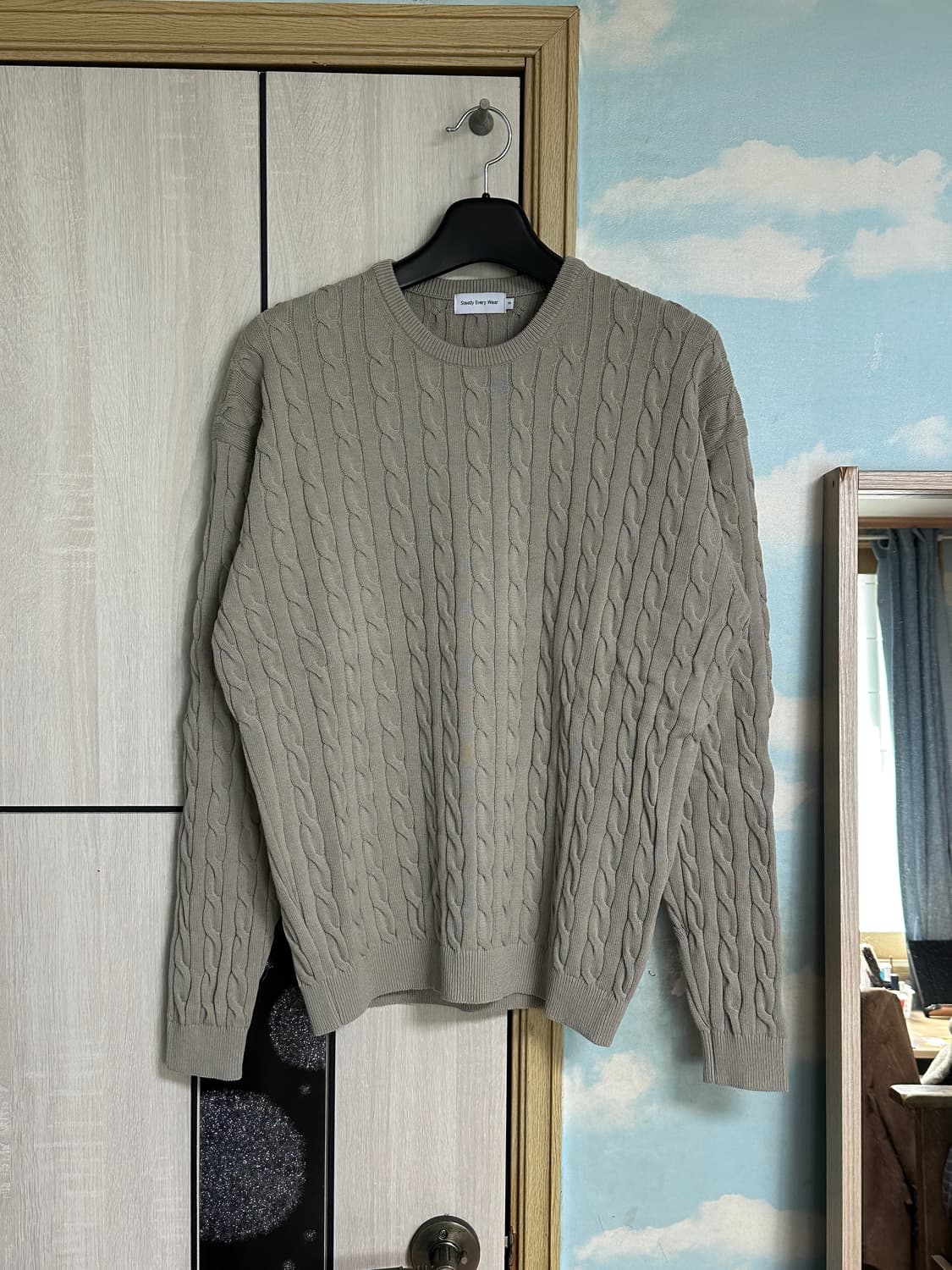 (3) 스테디에브리웨어 케이블 니트 토프 상품이미지2