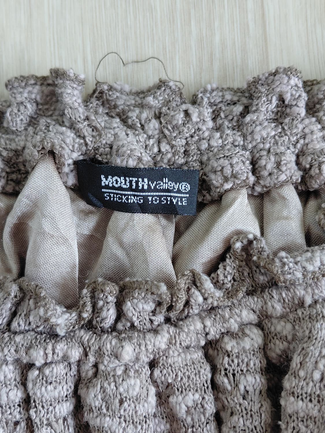 [빈티지] 레이스 레이어드 브라운 미니 원피스 모리걸 상품이미지4