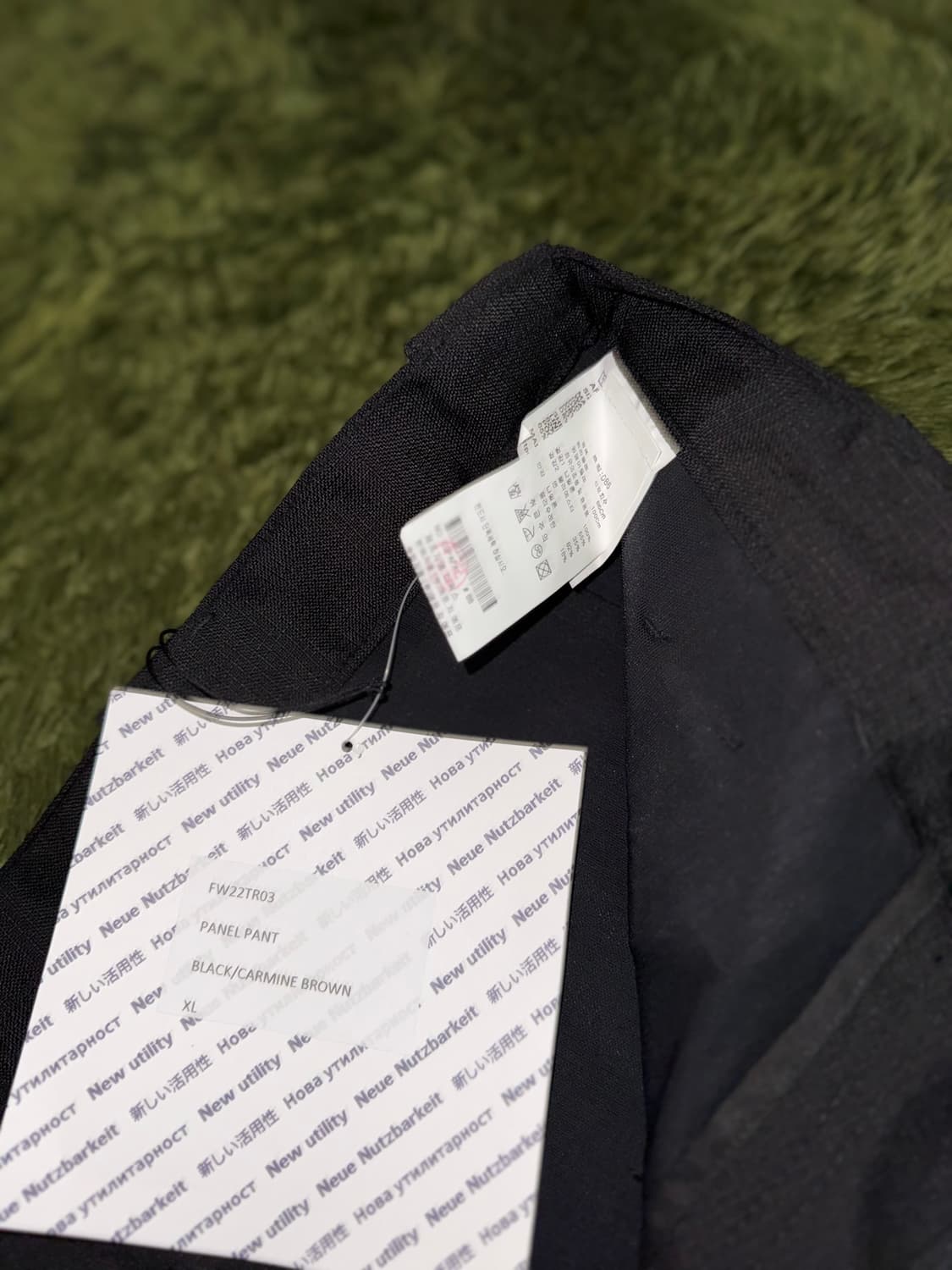 [XL] AFFXWRKS 아픽스 패널 디테일 립스탑 팬츠 블랙 상품이미지4