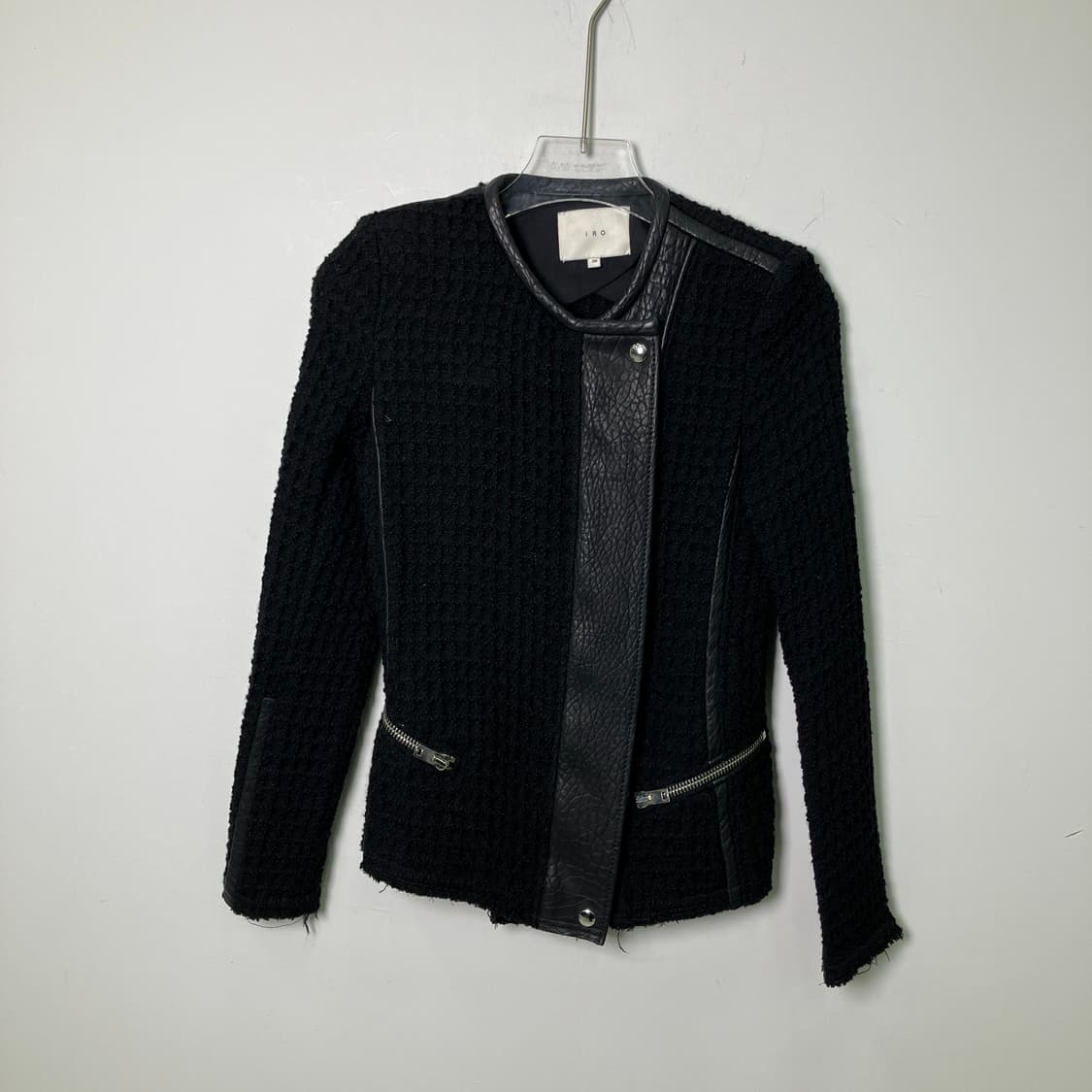 이로 sari moto 자켓 레더 트리밍 상품이미지1