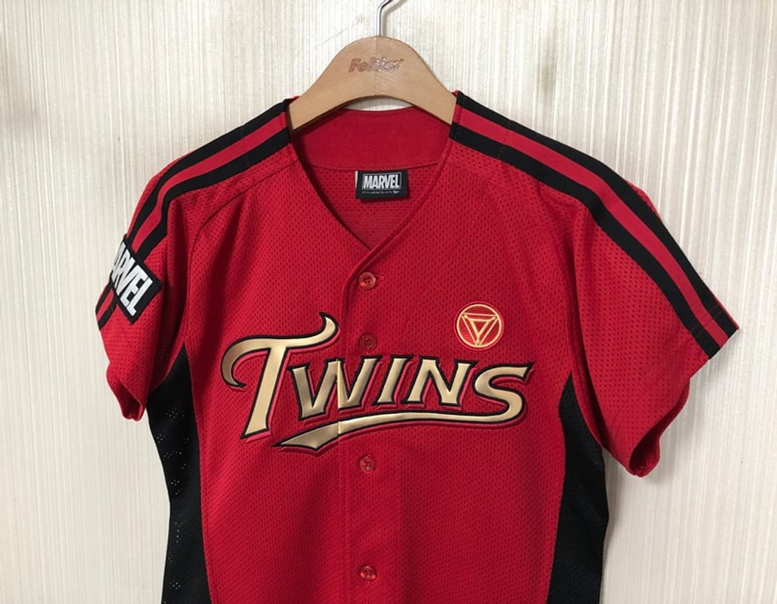 KBO 마블XLG트윈스 아이언맨유니폼/져지 9호(80) #32 이천웅 상품이미지6