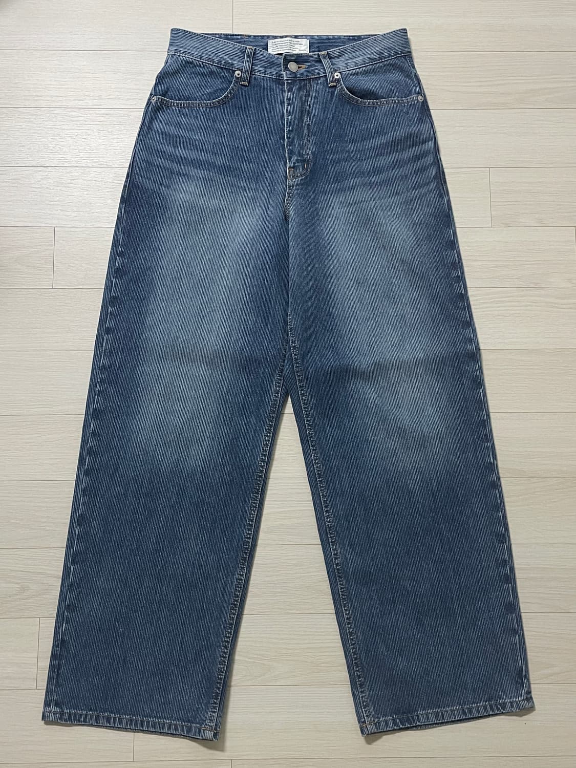 [0]다이브인 루즈드 와이드 데님(리브드 블루) 상품이미지2