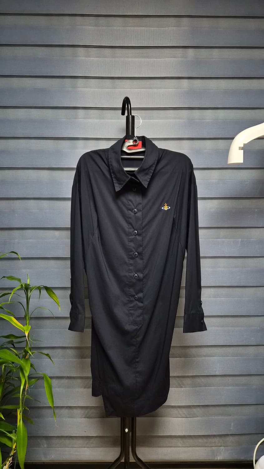 [스탭인터내셔널 정품] 비비안 웨스트우드 레드라벨 셔츠 원피스 블랙 S 상품이미지1