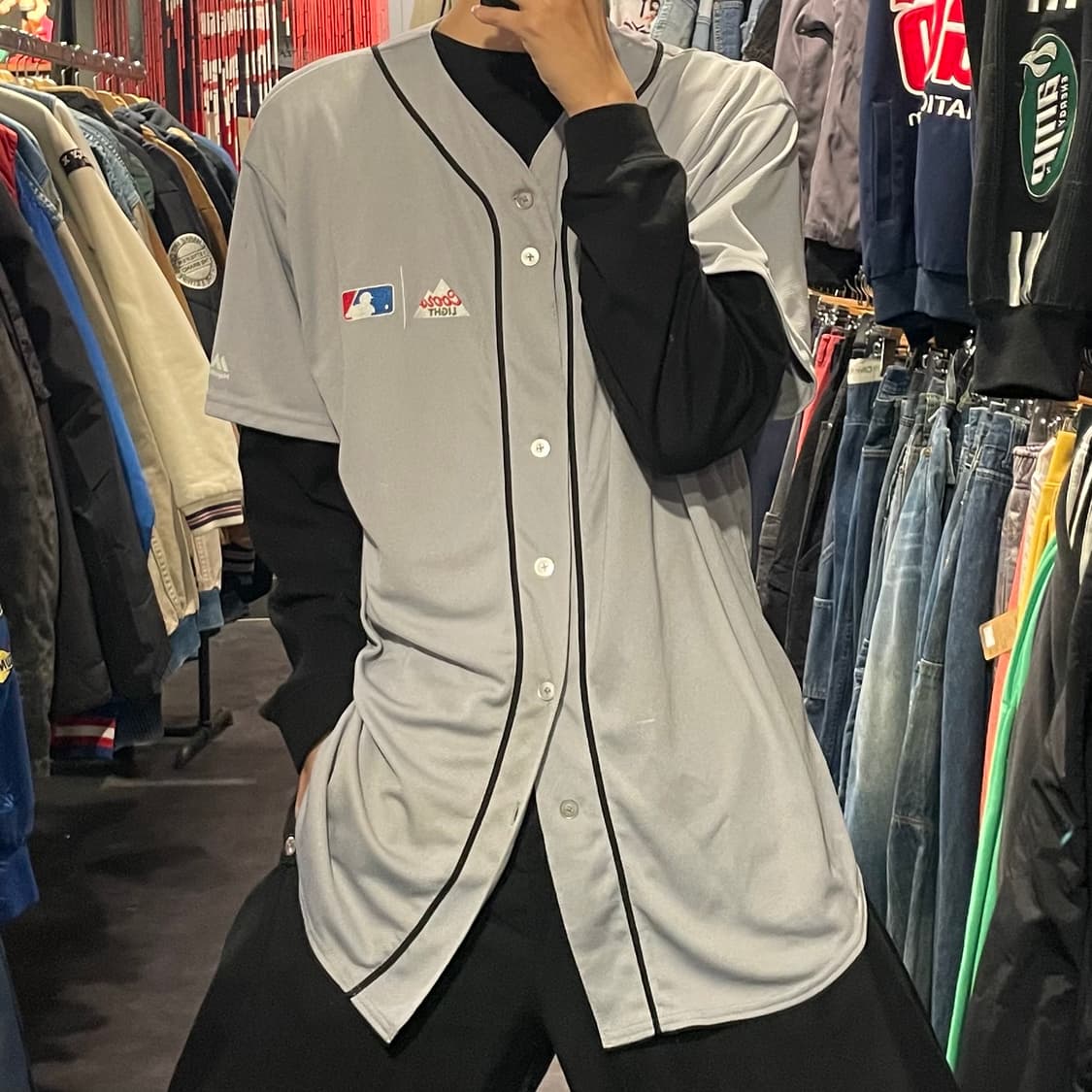 [IM] Majestic 마제스틱 그레이 반팔져지 상품이미지3