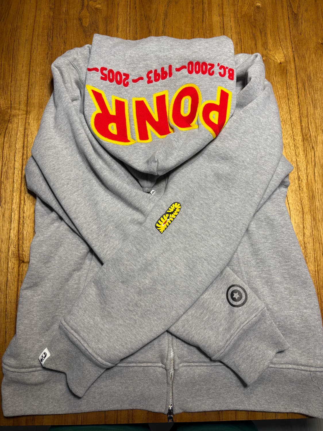 베이프 2nd 샤크 풀 후드집업 그레이 상품이미지4