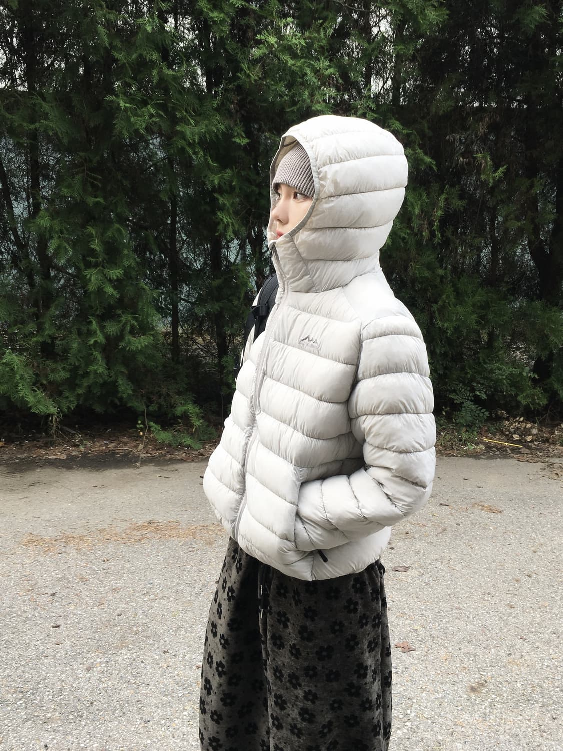 라이트 경량 후드패딩 상품이미지6