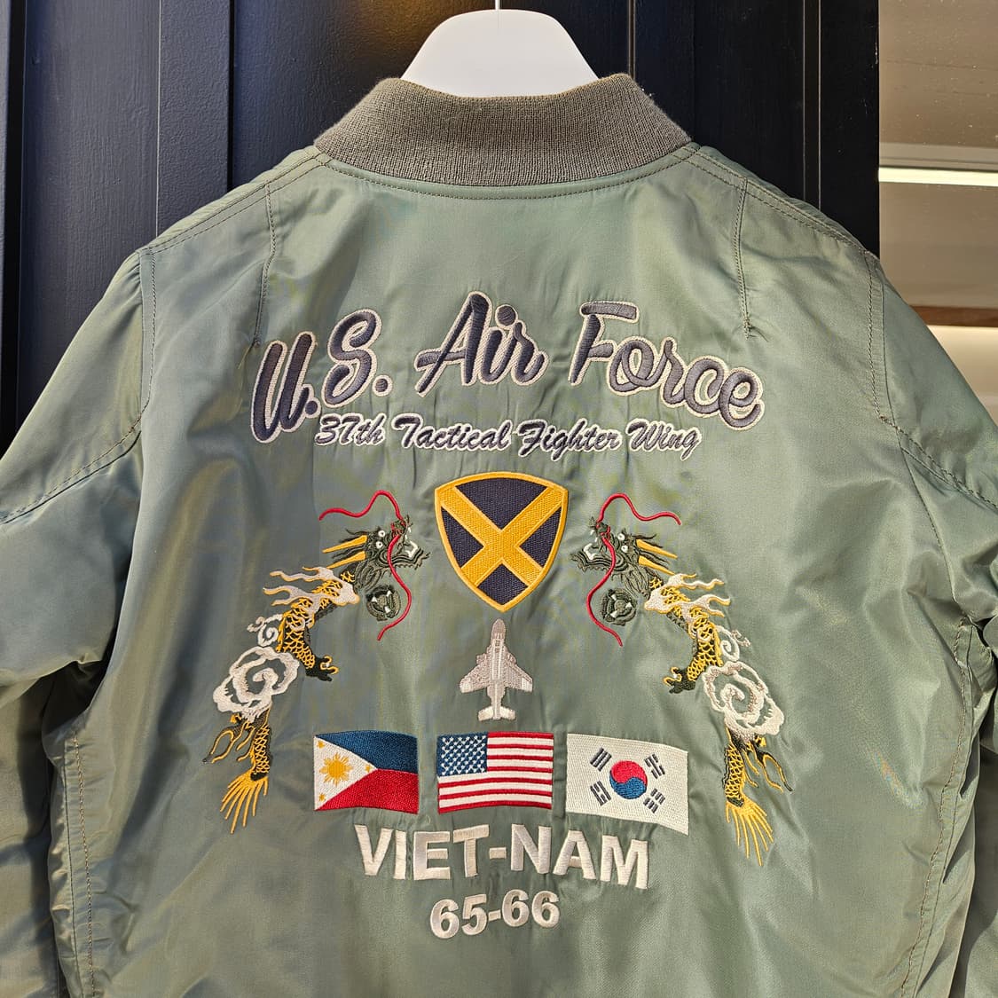 AVIREX 아비렉스 MA-1 플라이트자켓 항공점퍼 야상 여성용 상품이미지7