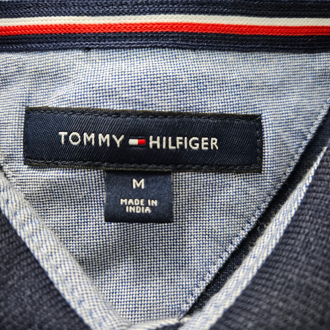 M 타미힐피거 스몰로고 카라 반팔티 0409Y 상품이미지3