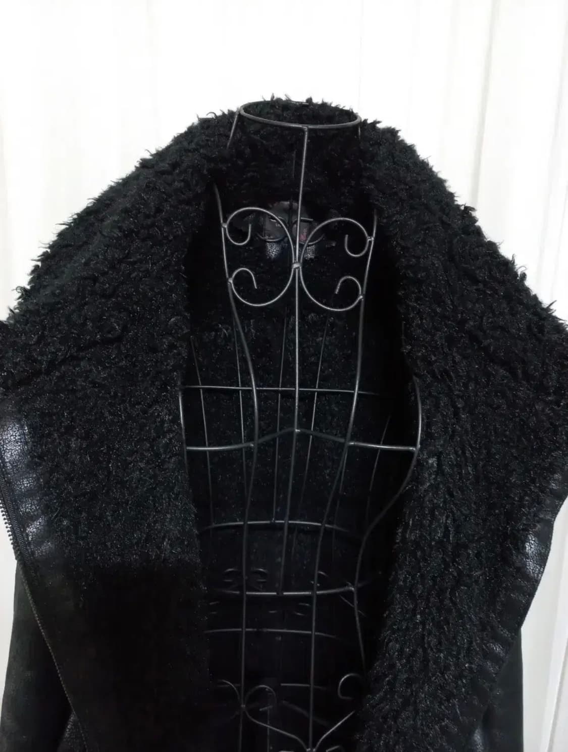 롱무스탕 레더 퍼 무스탕 무스탕 코트 상품이미지4