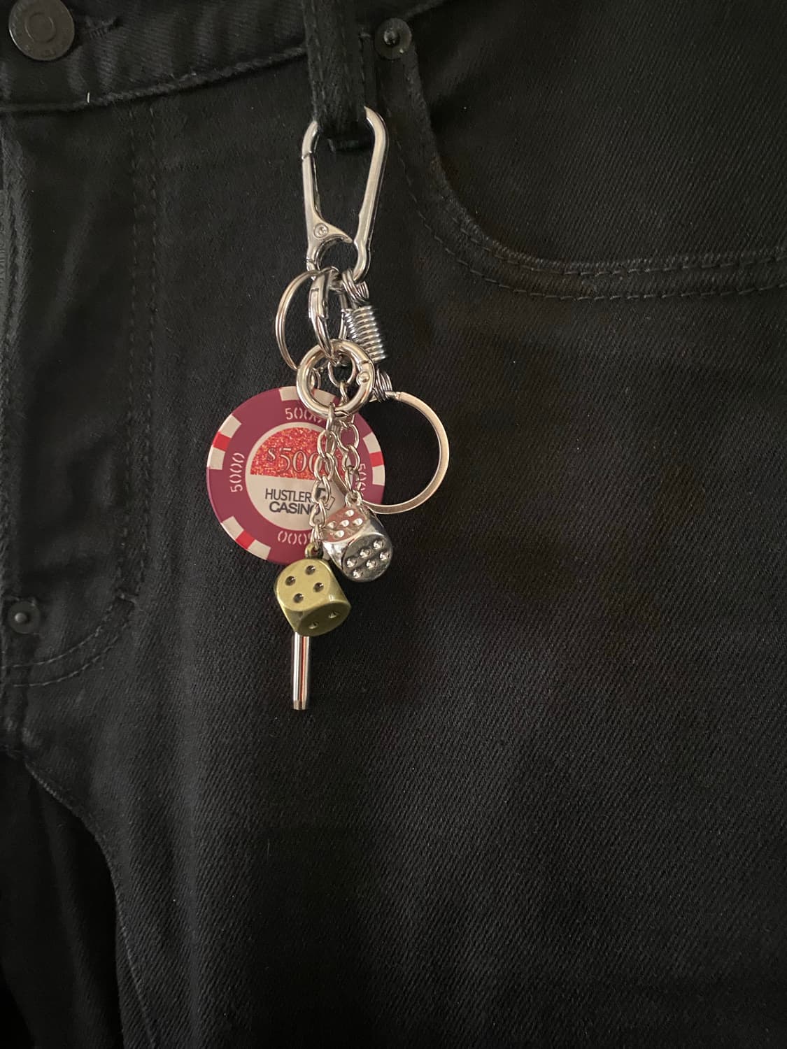 메탈 다이스 카지노 칩 키링 상품이미지3