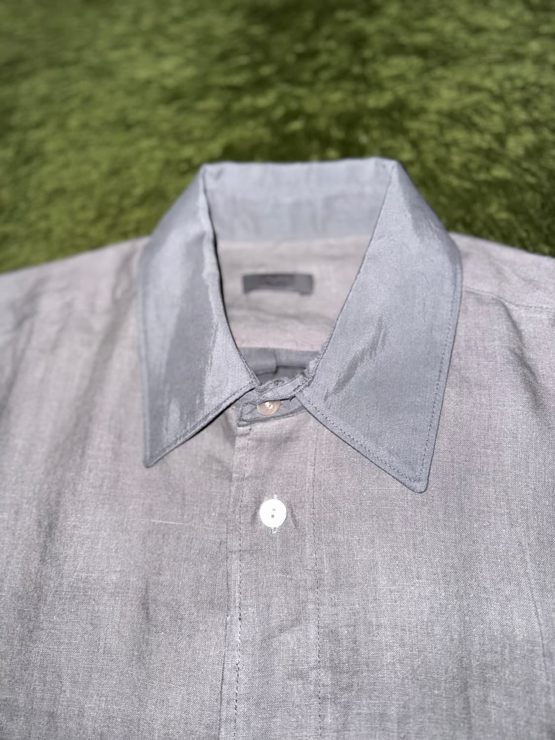 [3] XLIM 엑슬림 EP.5 01 큐프라 릴렉스 핏 셔츠 그레이 상품이미지3