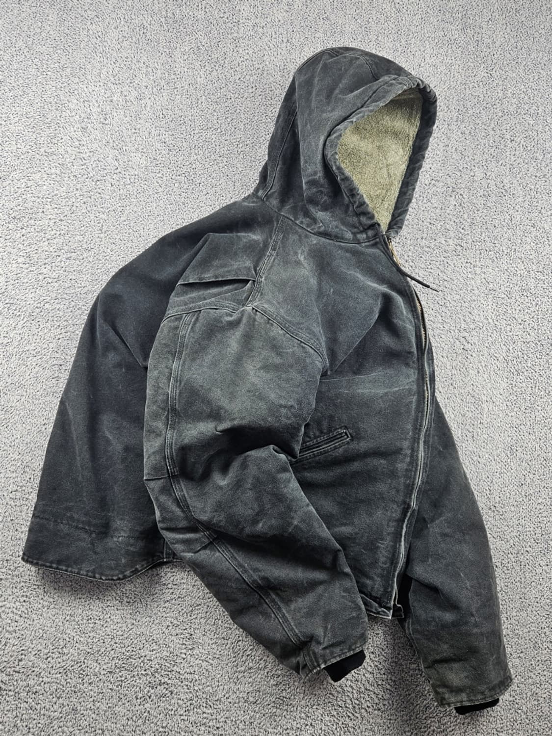 칼하트 J141 쉐르파 라이닝 후드 워크 자켓 ( L ) / 10606 상품이미지4