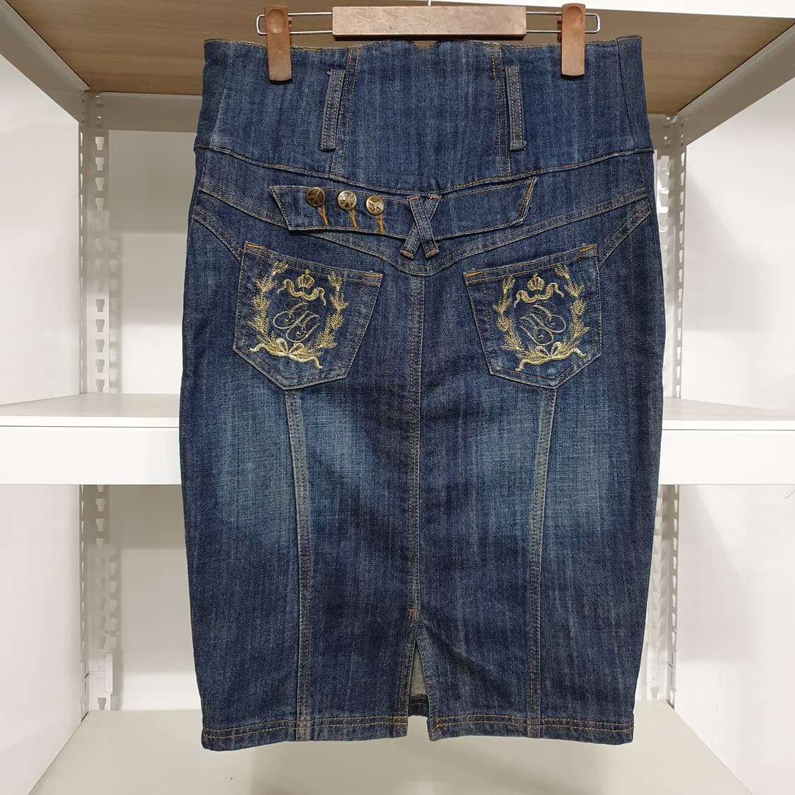 (Y2K) 제시뉴욕 하이웨스트 데님 스커트 29 상품이미지2