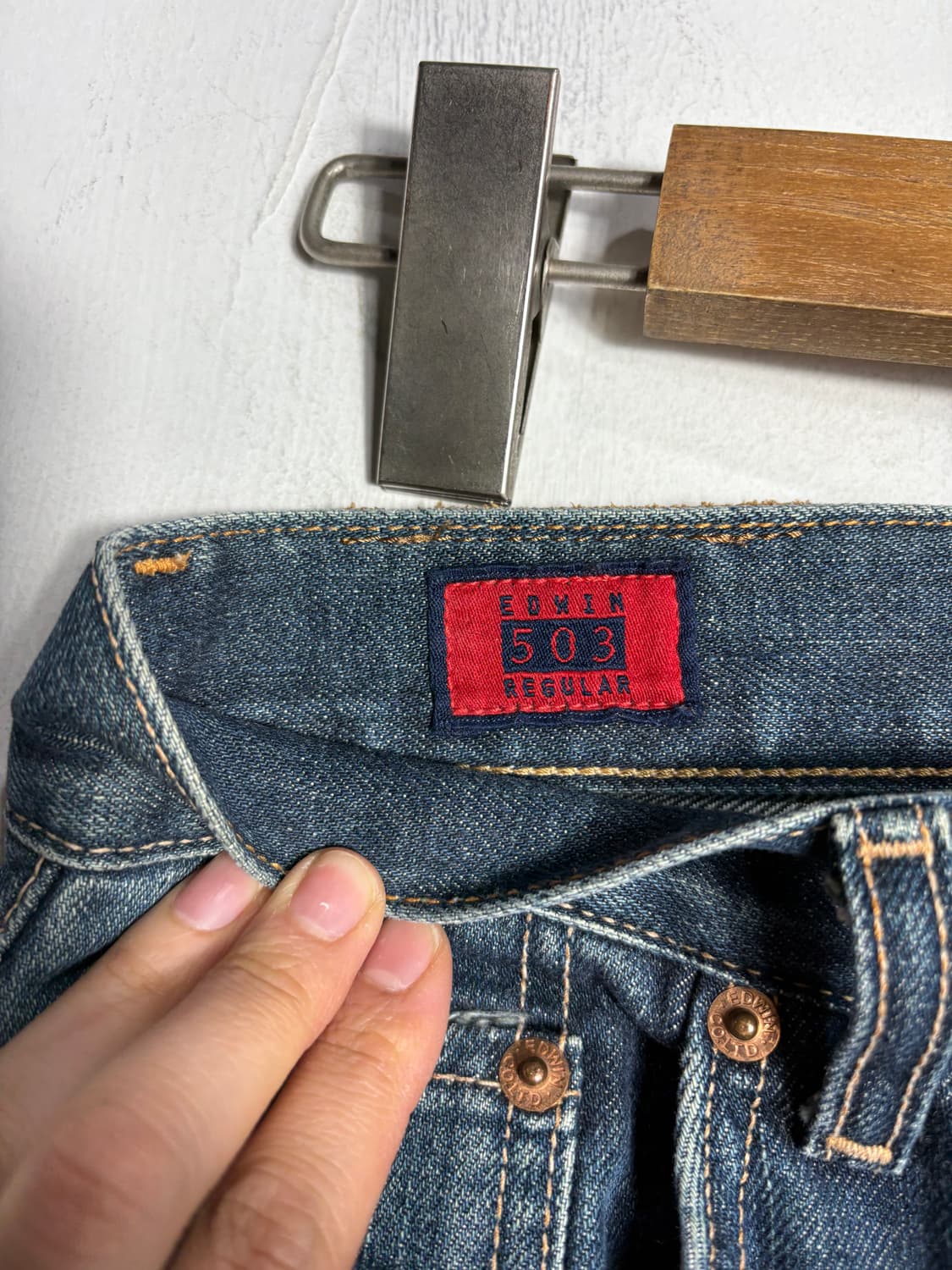 Edwin 에드윈 503 레귤러핏 데님 팬츠28X32 상품이미지4