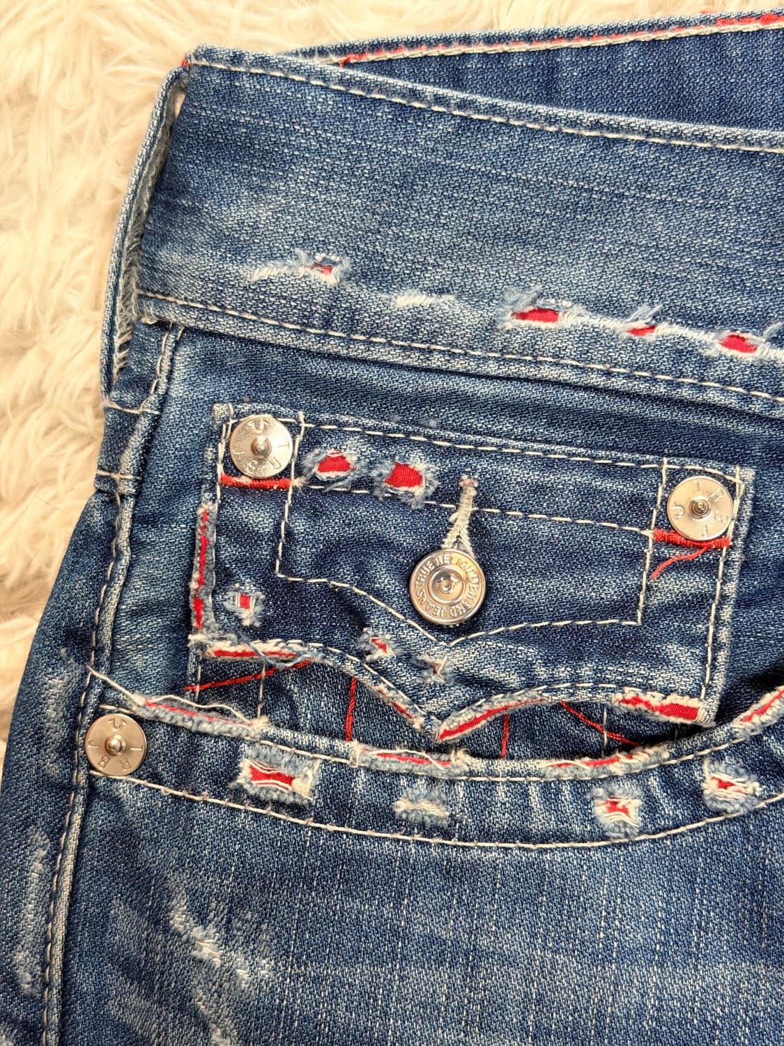 트루릴리전(True Religion) 시그니처 빅T 스티치 스키니 데님 상품이미지4