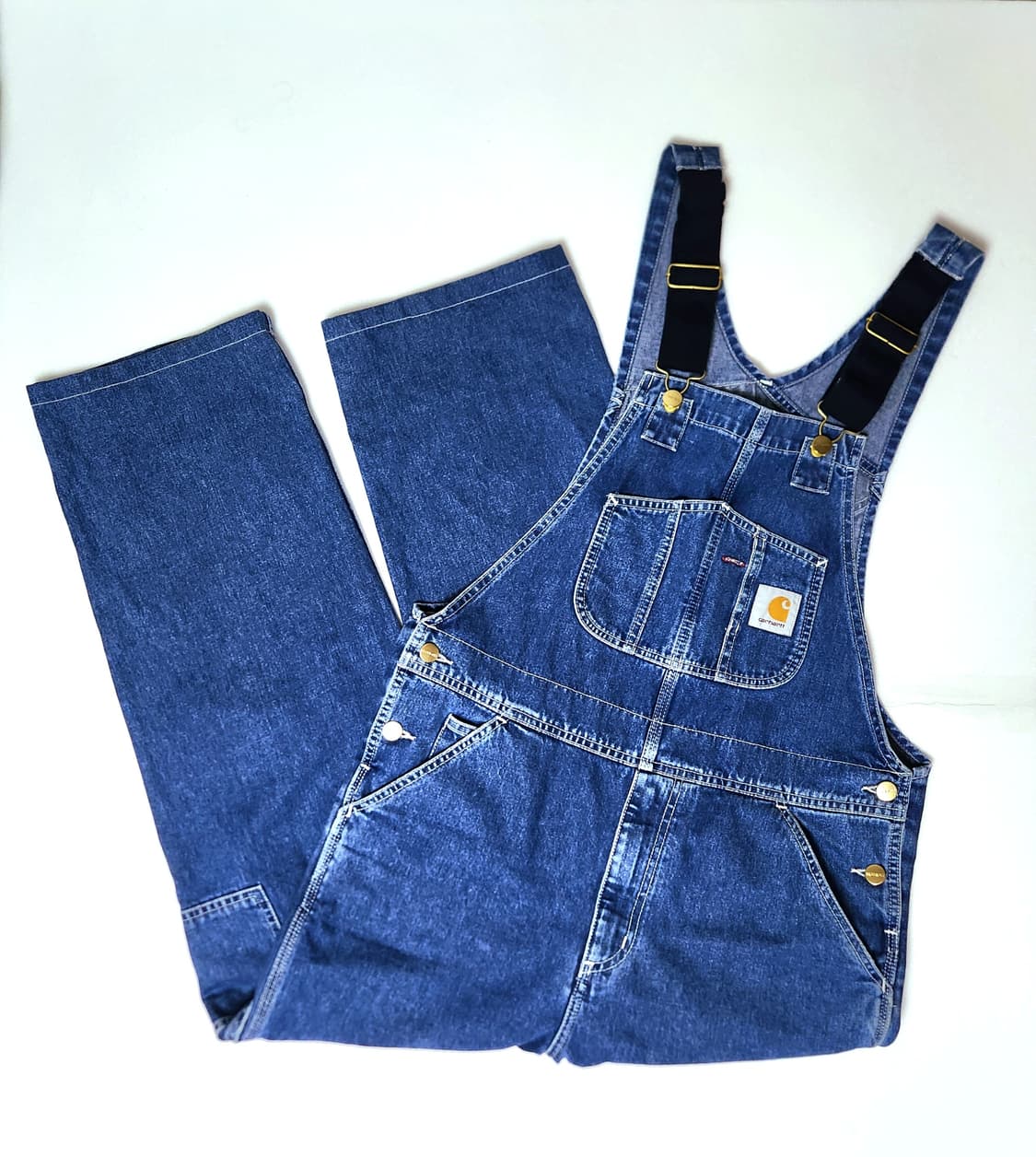 칼하트 Wip 데님 오버롤 상품이미지1