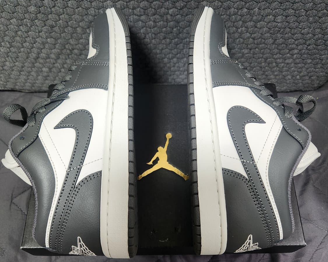 [정품]에어조던1로우IRON그레이/서밋 화이트 265~270 새상품 상품이미지4