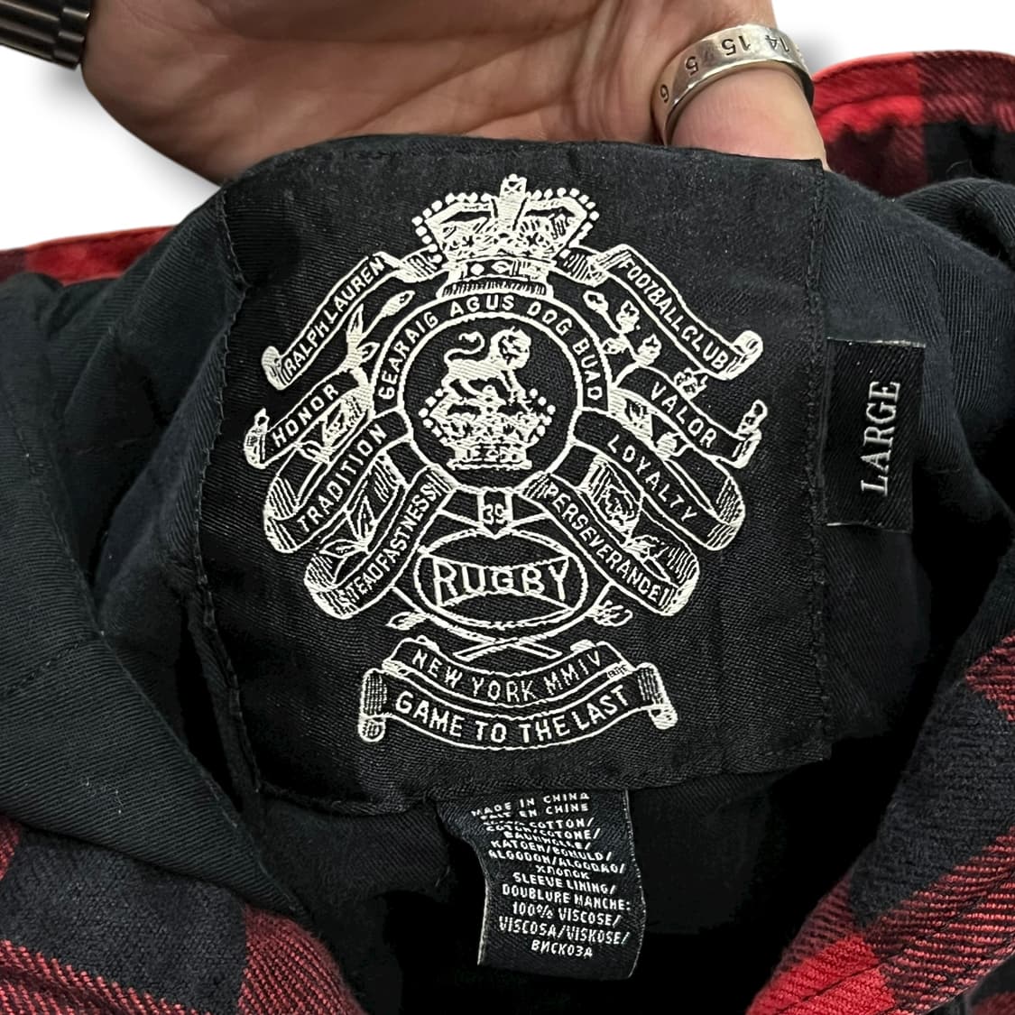  럭비 랄프로렌 체크 후드집업 y14005 상품이미지7