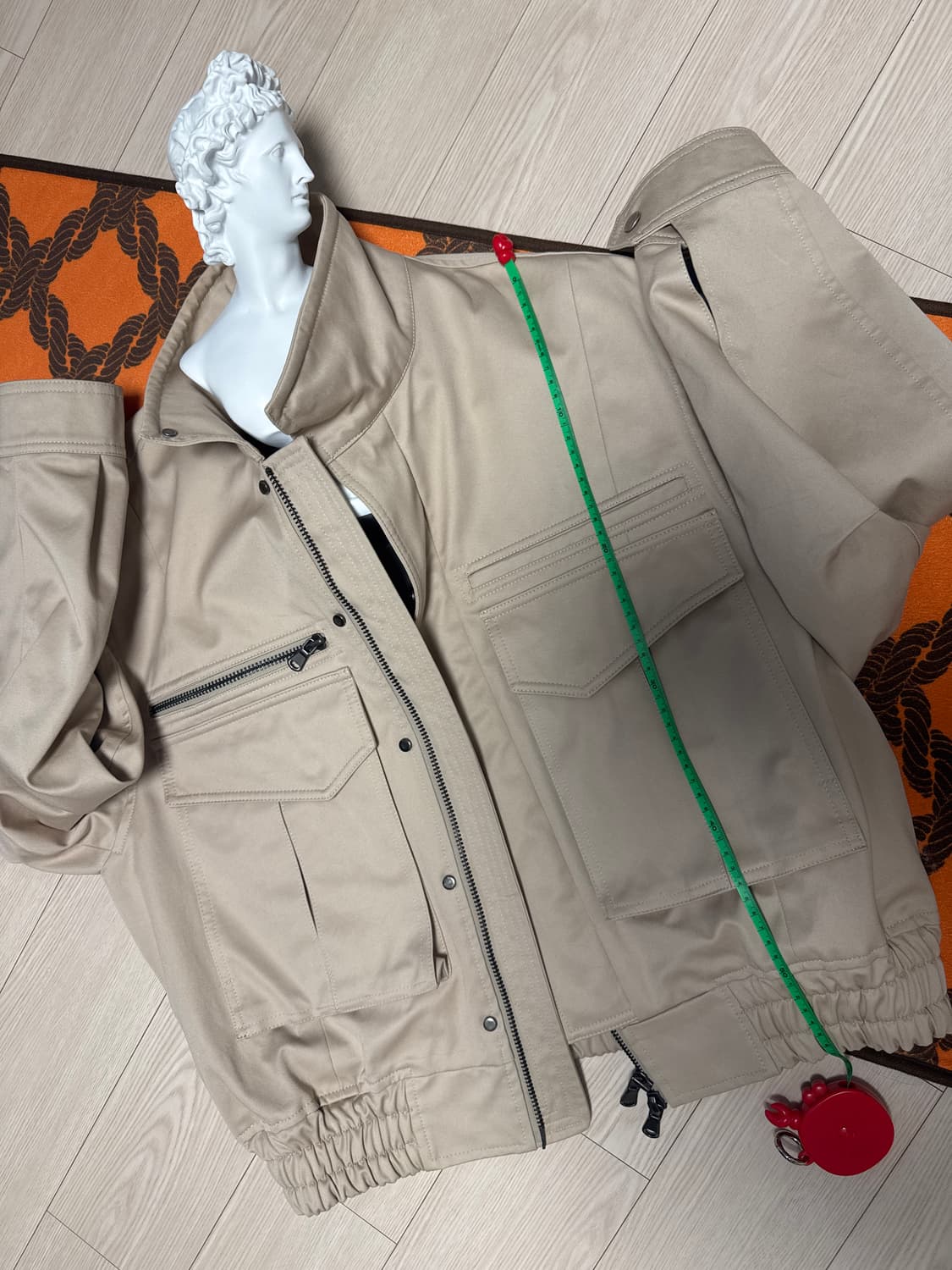 LMOOD 베이지 자켓 블루종 상품이미지3