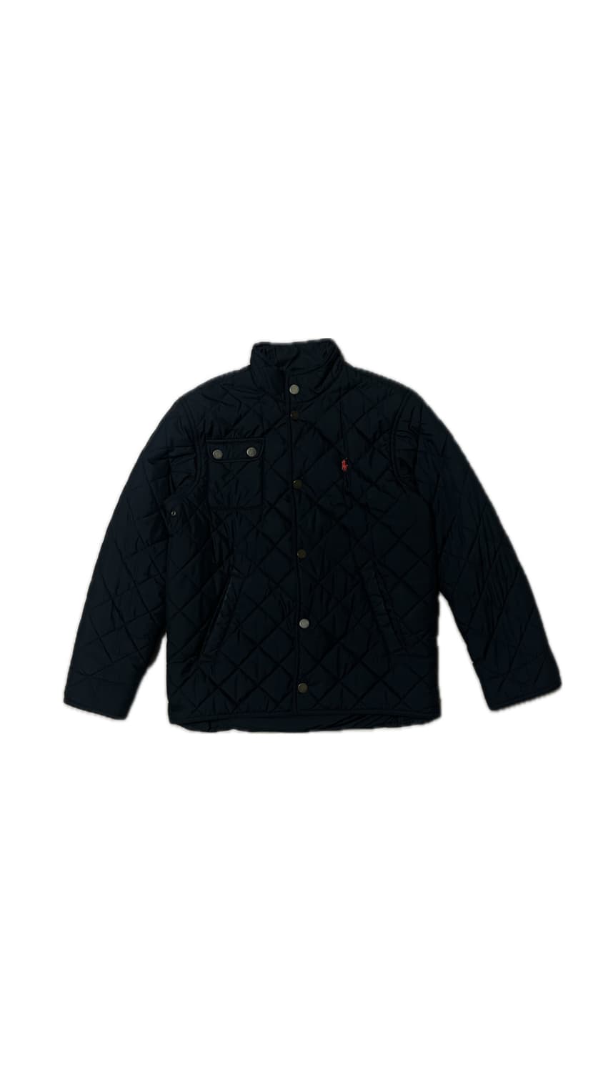 빈티지 폴로 퀄팅 경량패딩 상품이미지1