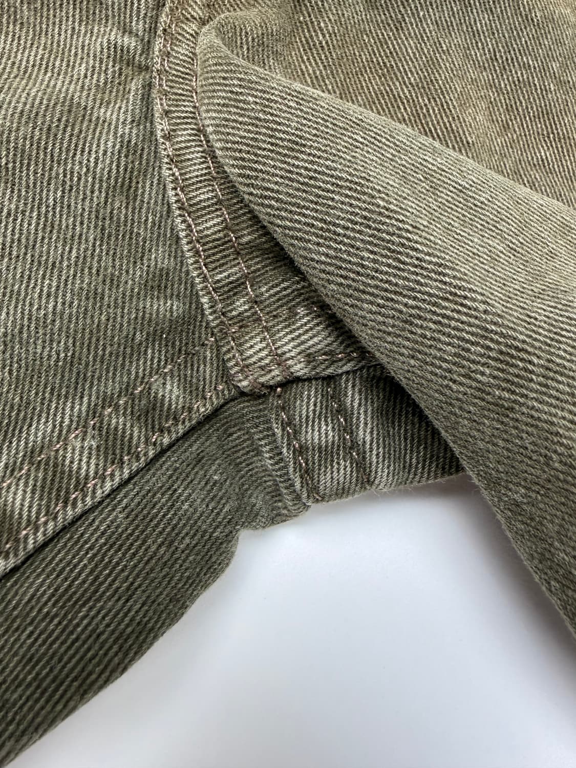 90s Levi’s 565 Shorts (olive) 상품이미지8