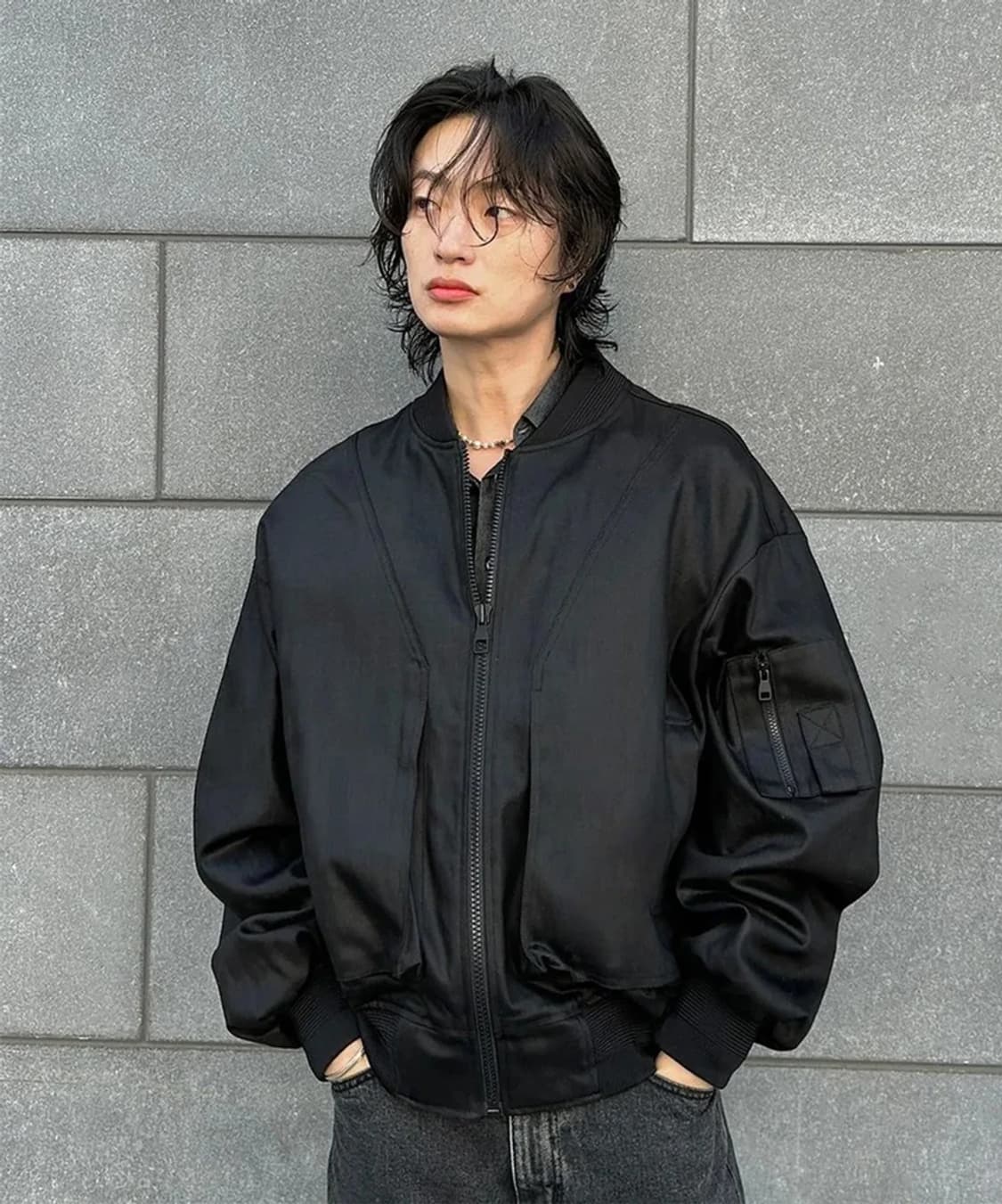 메종미네드 오버 Ma-1 플라이트 자켓 PN8921 상품이미지2