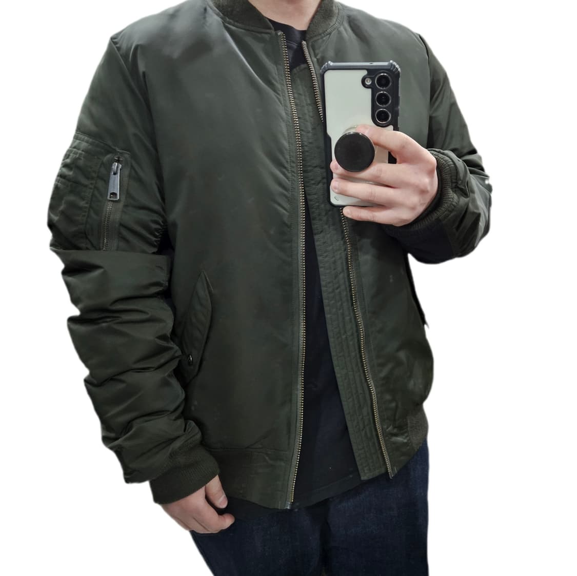 M 100 칼하트 WIP MA-1 봄버자켓 (지퍼x) 상품이미지1