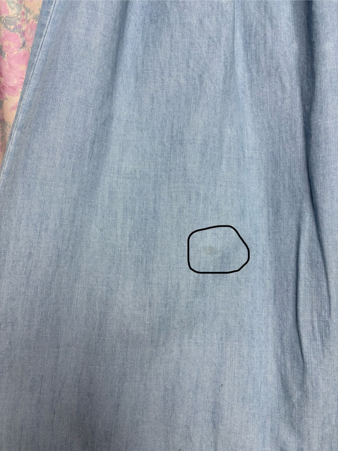 연청 데님 미디 원피스 상품이미지9