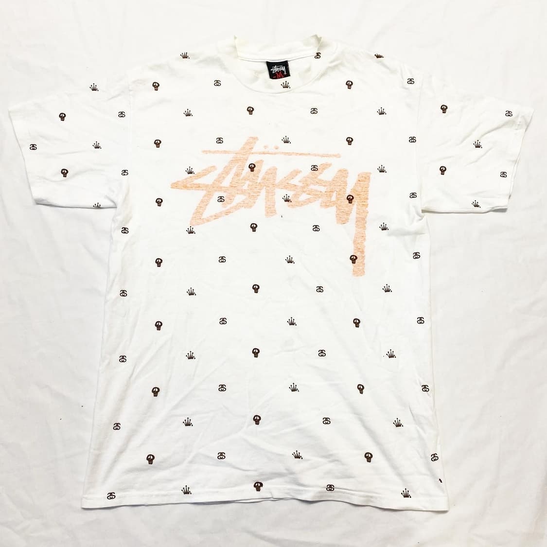 스투시 - 올 오버 로고 티셔츠 상품이미지1