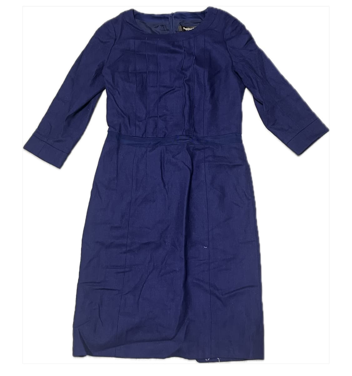 Paul Stuart 폴스튜어트 네이비 7부 소매 원피스 상품이미지1