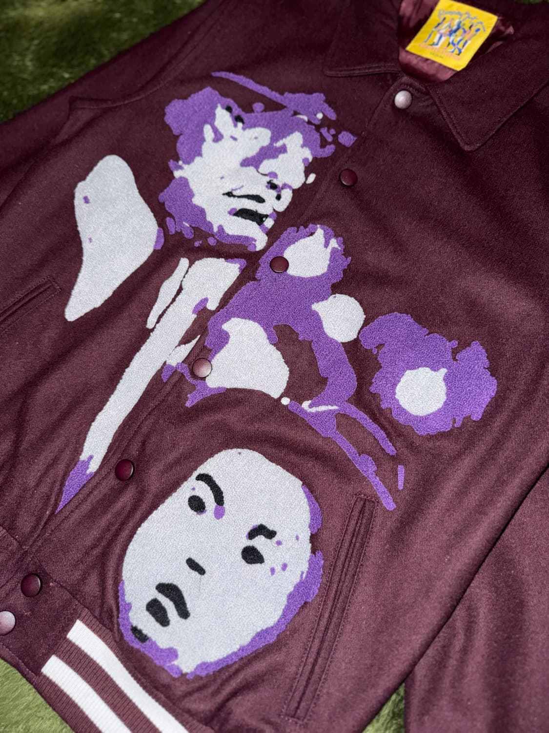 [M] Kidsuper 키드슈퍼 스튜디오 LFLS 바시티 자켓 버건디 상품이미지4