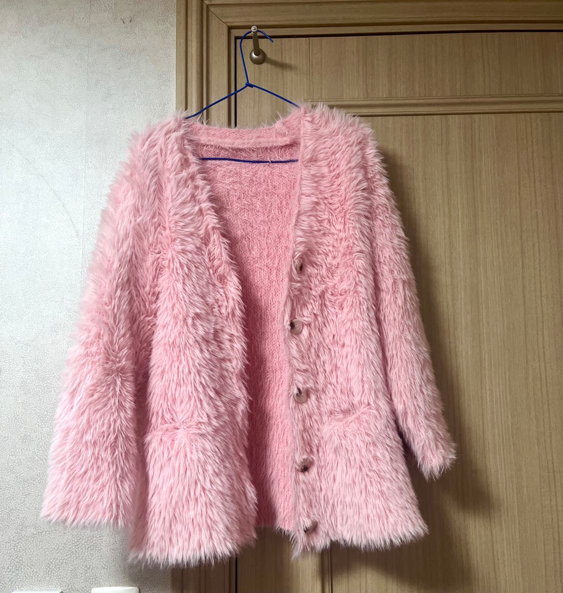 루카빈티지 히메갸루 핑크 가디건 퍼자켓 엑시즈팜 리즈리사 하라주쿠 일녀 상품이미지1