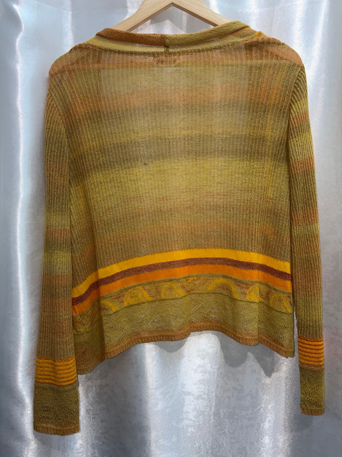 옐로우 오픈 가디건 상품이미지5