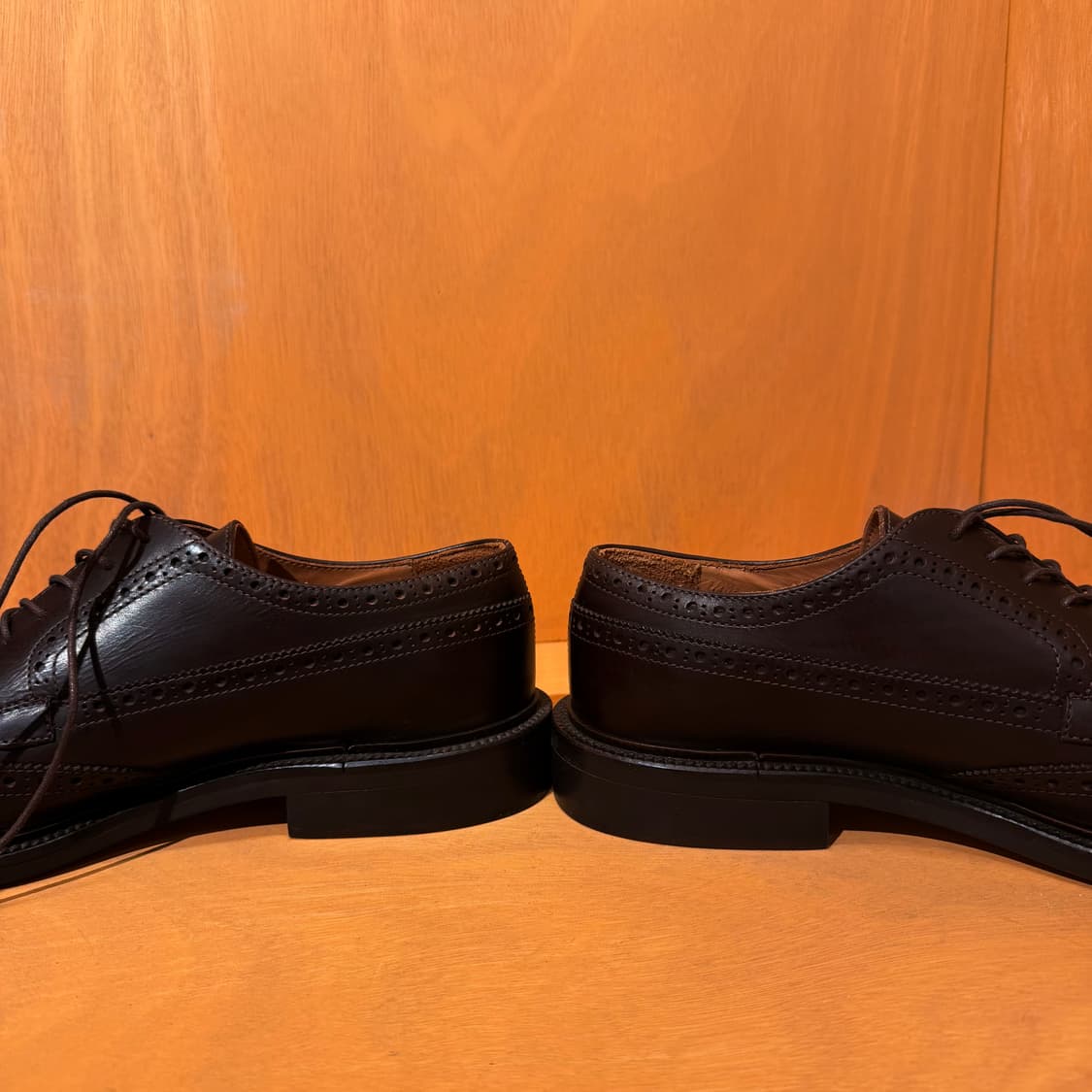 J.CREW 제이크루 이태리 카프레더 윙팁 슈즈 10.5 코도반 상품이미지8