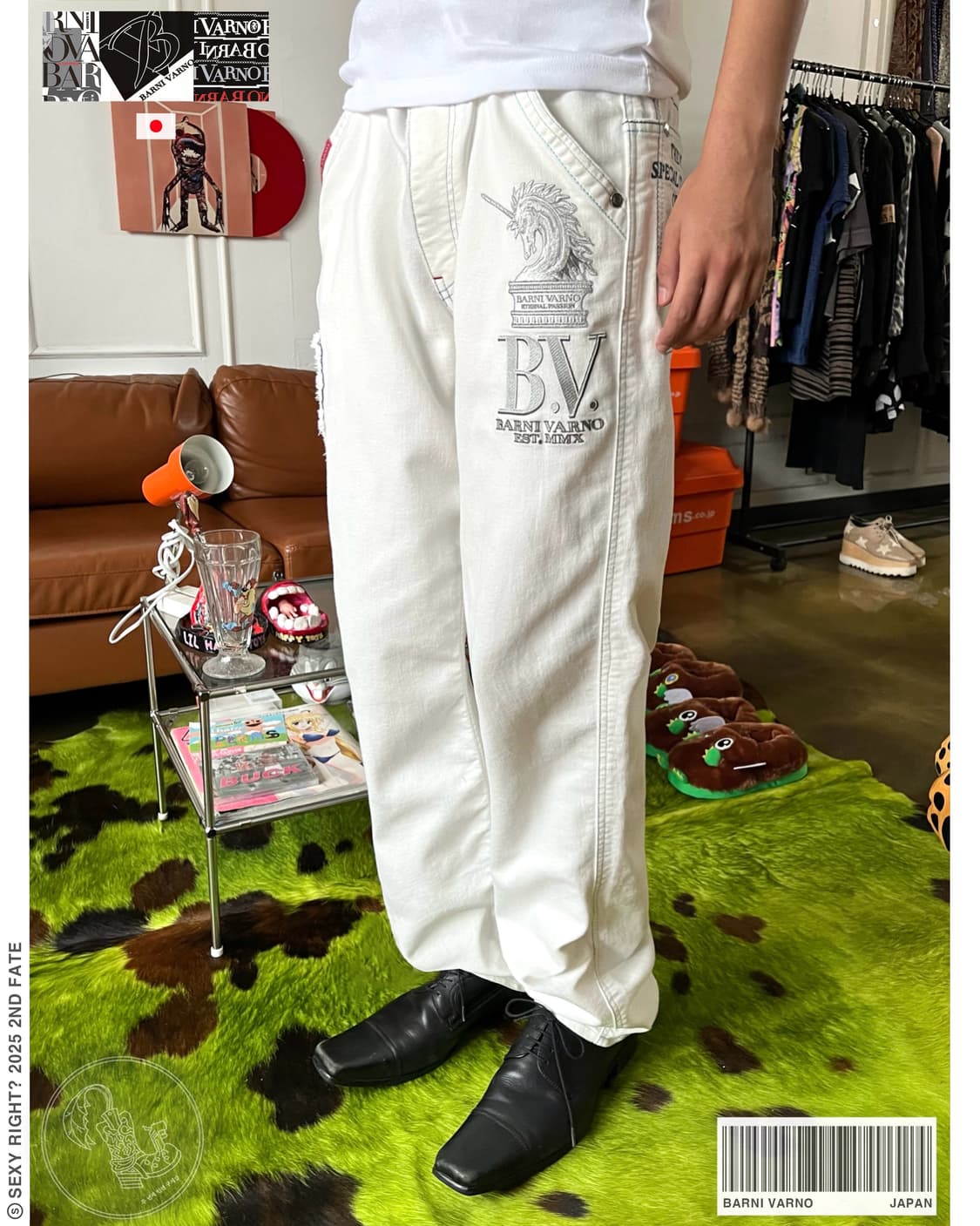 BARNI VARNO Japan 2010F/W White Pants 상품이미지1