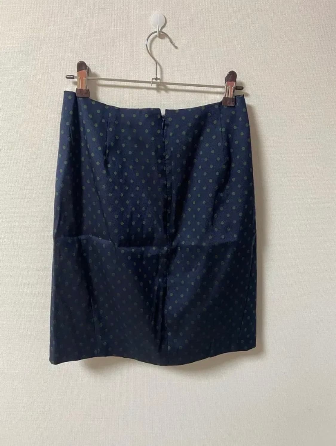 빈티지 도트 미디 스커트 상품이미지2