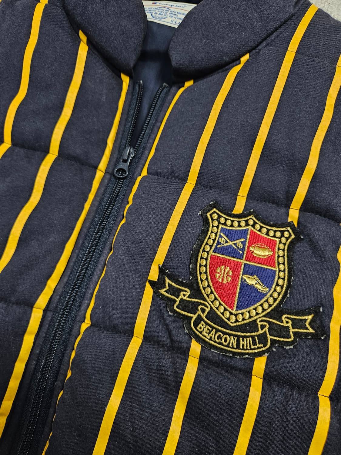 챔피온 스트라이프 패딩 조끼 상품이미지5