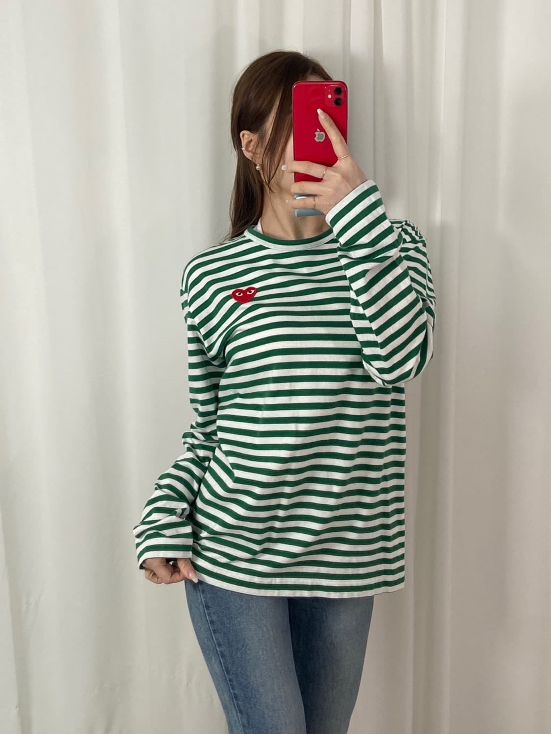 꼼데가르송 스트라이프 롱슬리브 상품이미지2
