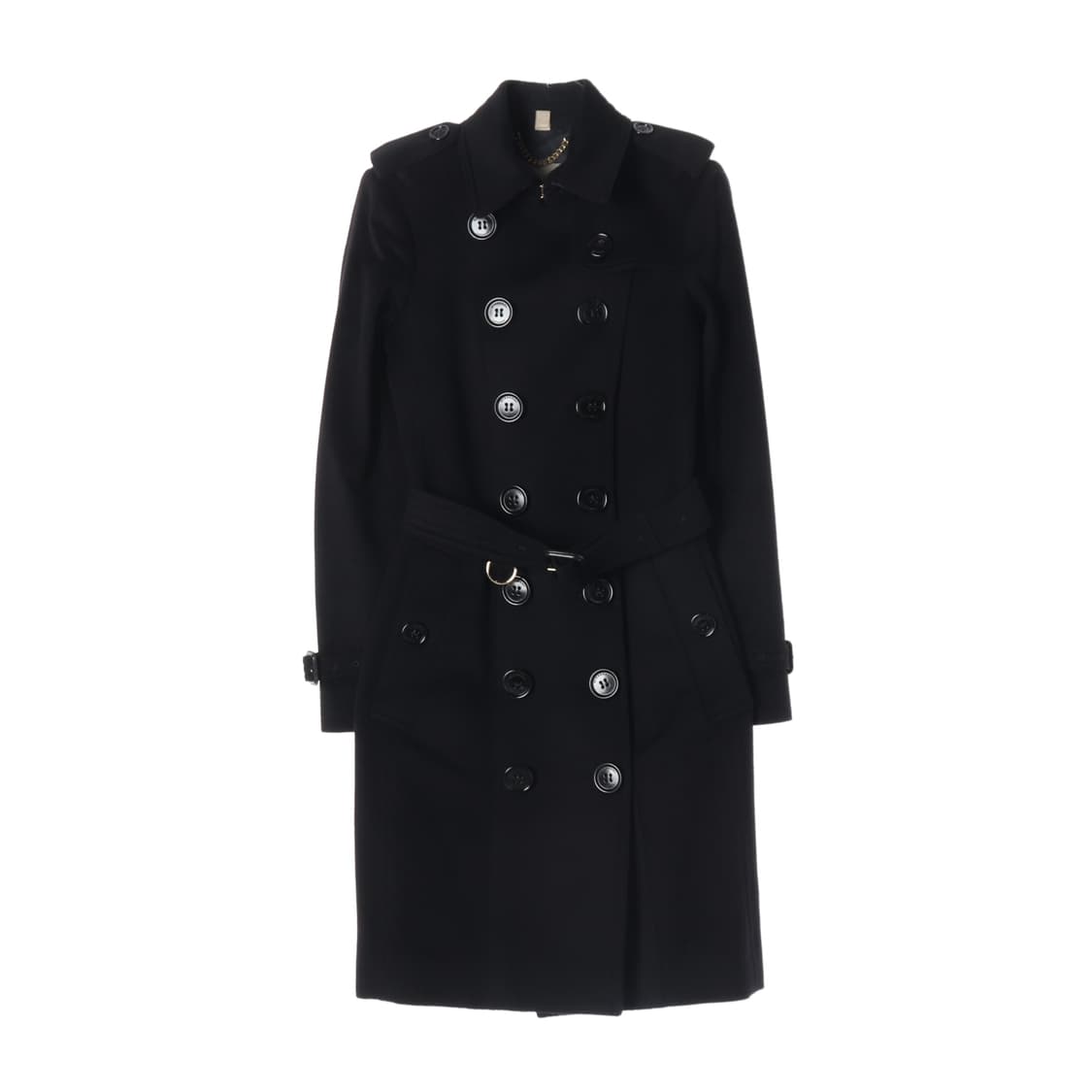 버버리 샌드링햄 핏  벨티드 캐시미어 100% 트렌치 코트 상품이미지1