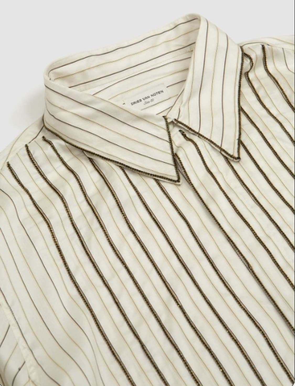 드리스반노튼 carvi 에크루 셔츠 48사이즈 상품이미지1