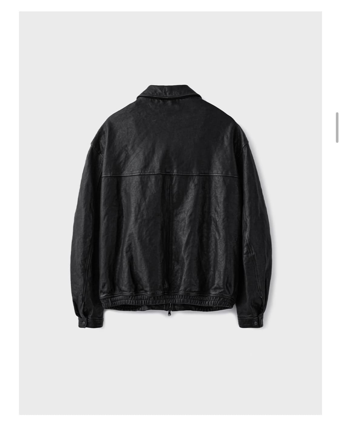 유니온블루 블랙에디션 레더자켓 새상품 상품이미지2