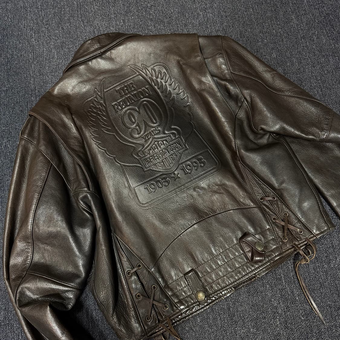 할리데이비슨 90주년 usa 라이더자켓  상품이미지7