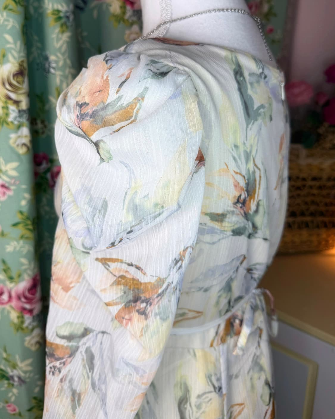 Dress💚모리세스 포레스트 셔링 원피스 상품이미지3