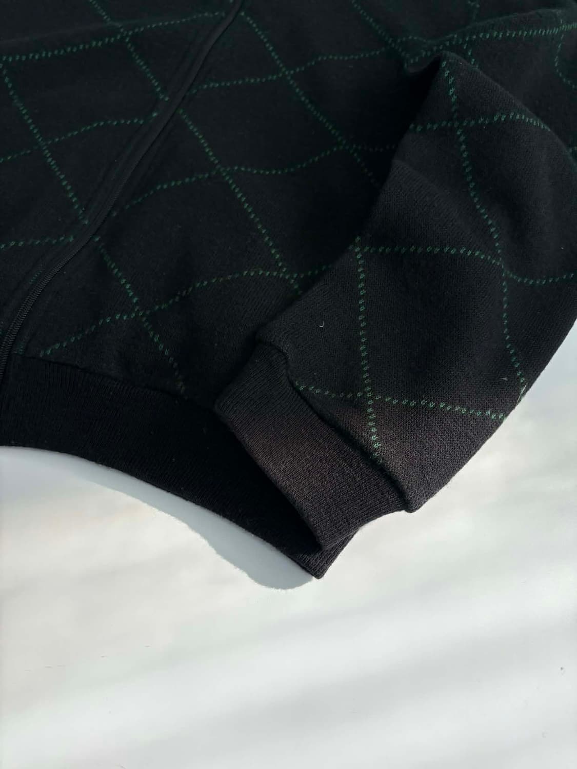 [100] 라코스테 아가일 집업 울 니트 가디건 상품이미지7