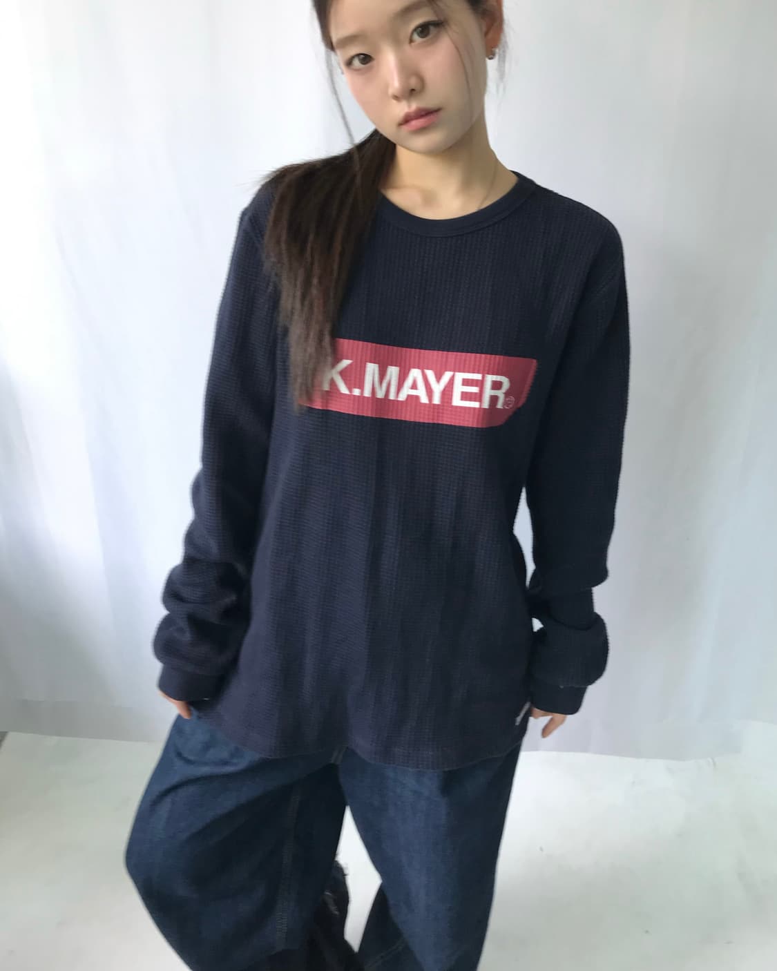 K.MAYER 와플 롱슬리브  상품이미지2