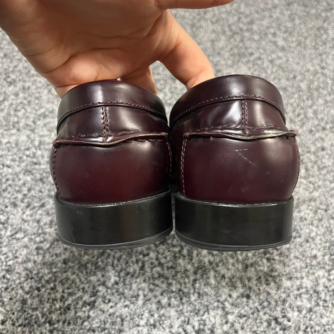 토즈 남성 로퍼 버건디 8A 상품이미지2