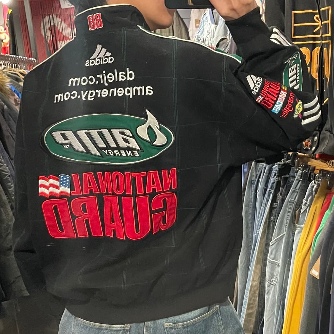 [IM] AMP 네이비 코튼 레이싱 자켓 [DEADSTOCK 데드스탁] 상품이미지9