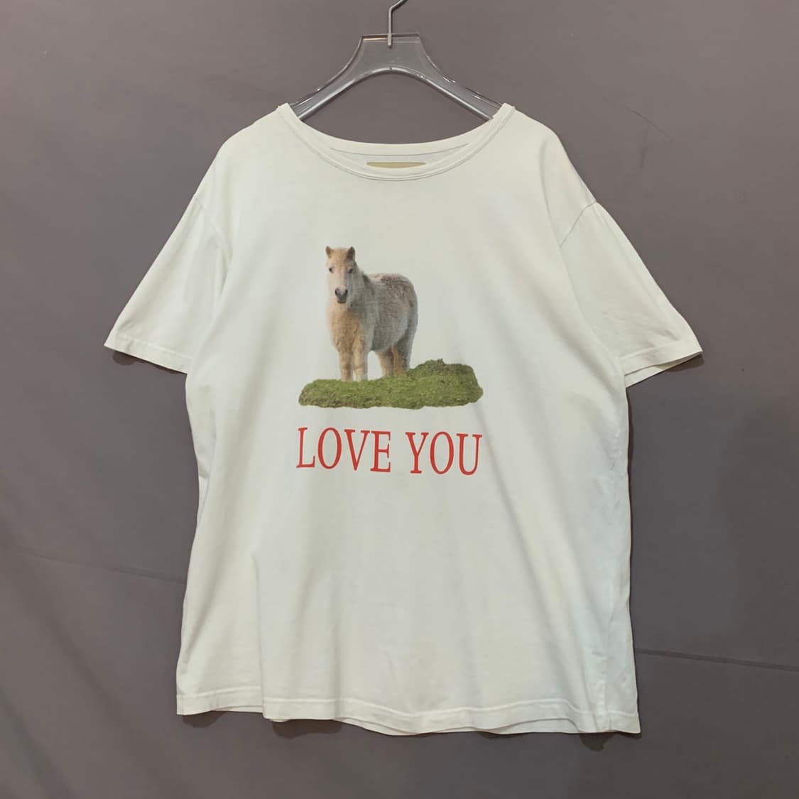 S MATIN KIM 마뗑킴 LOVE YOU 프린팅 오버핏 반팔티 상품이미지1