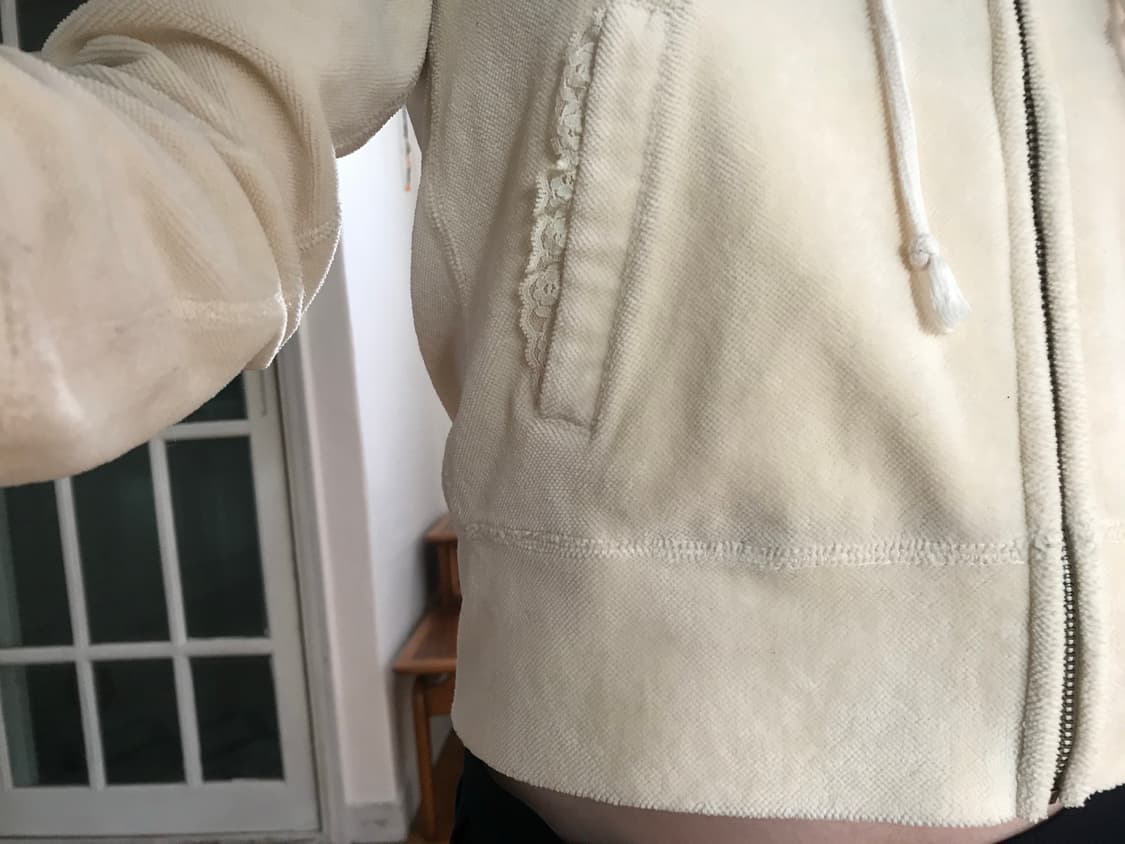 vintage lace zip-up hoodie 상품이미지6