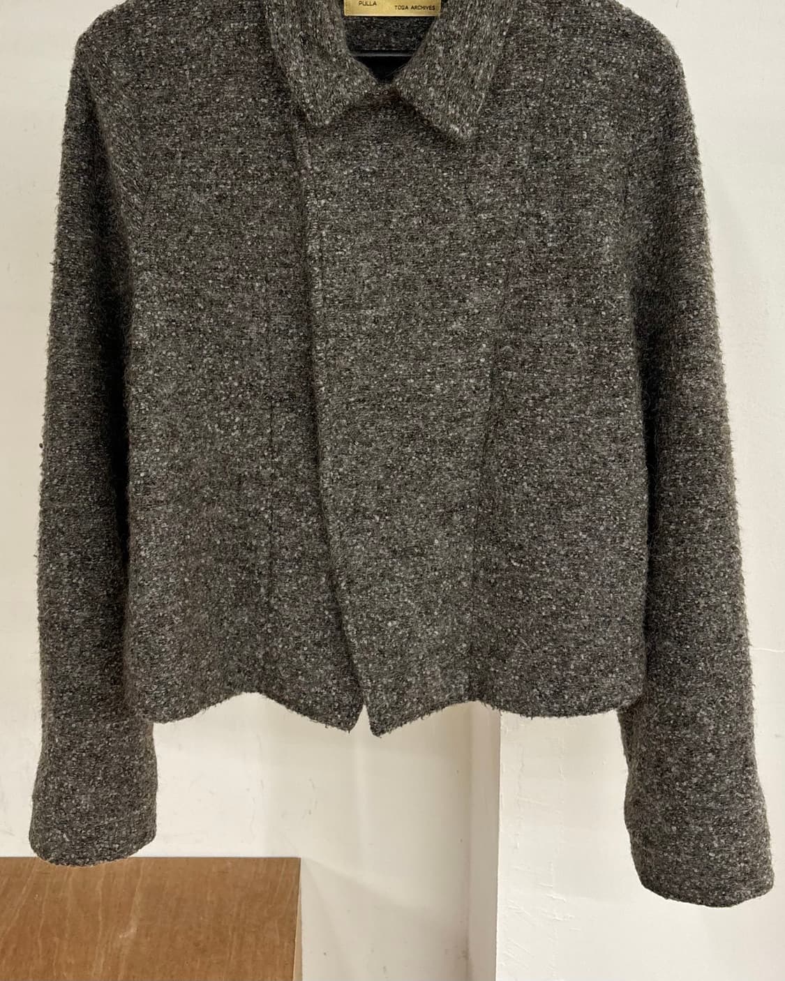 토가 그레이 울 크롭 블레이저 상품이미지5